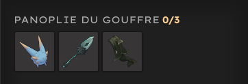 Panoplie du Gouffre obtenable via les coffres