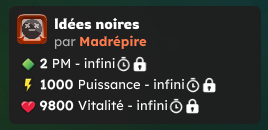 Idées noires en intensité 0