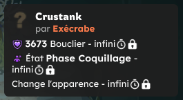 Coquillage : Boost en PB