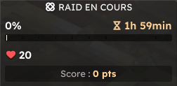 Indicateur de PV du raid