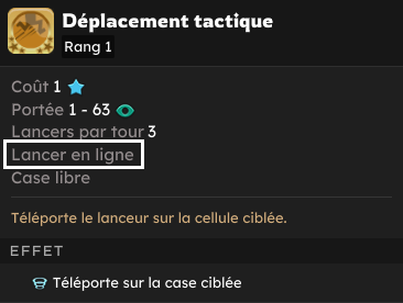 Déplacement de la Tour (ligne)
