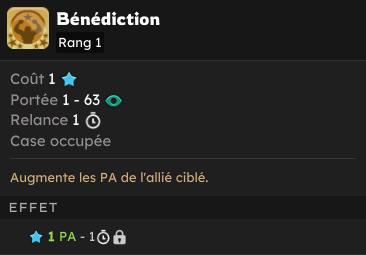 Bonus de PA si bien placé