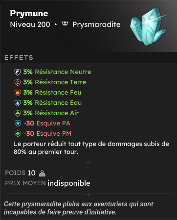 Prymune recommandée pour les combats de gardiens