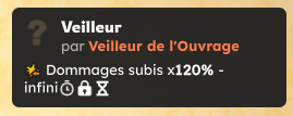 Bonus de dégâts après déblocage