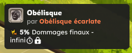 Bonus et malus liés au glyphe