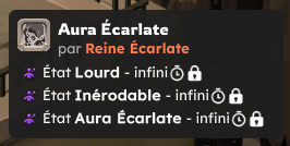 États Lourd et Inérodable de la Reine