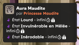 États de la Princesse Maudite