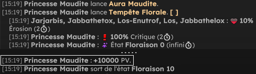 Tempête Florale en phase 2