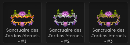 Ornements de classement hebdomadaire de guilde